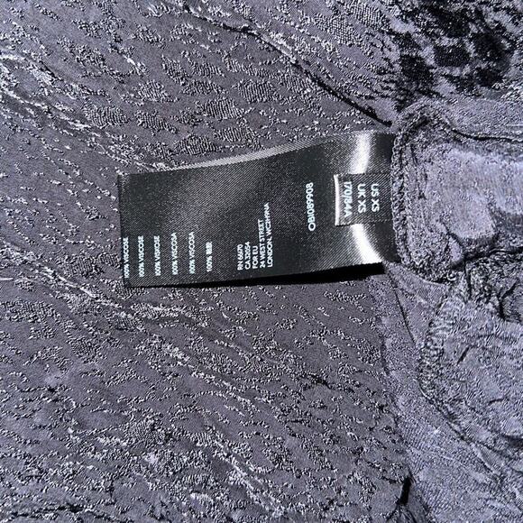 Maeve by Anthropologie Tiered Black Mini Dress | Sz XS - Picture 6 of 8